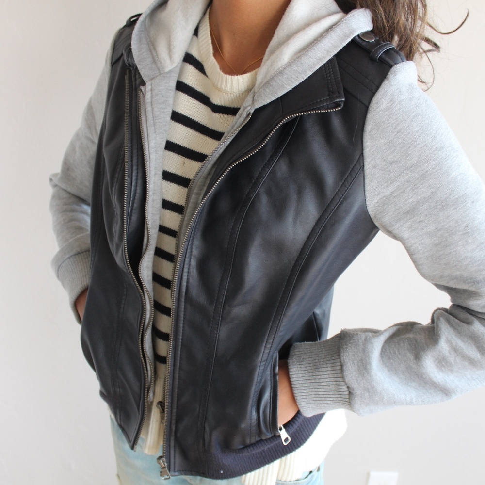 Leather jacket